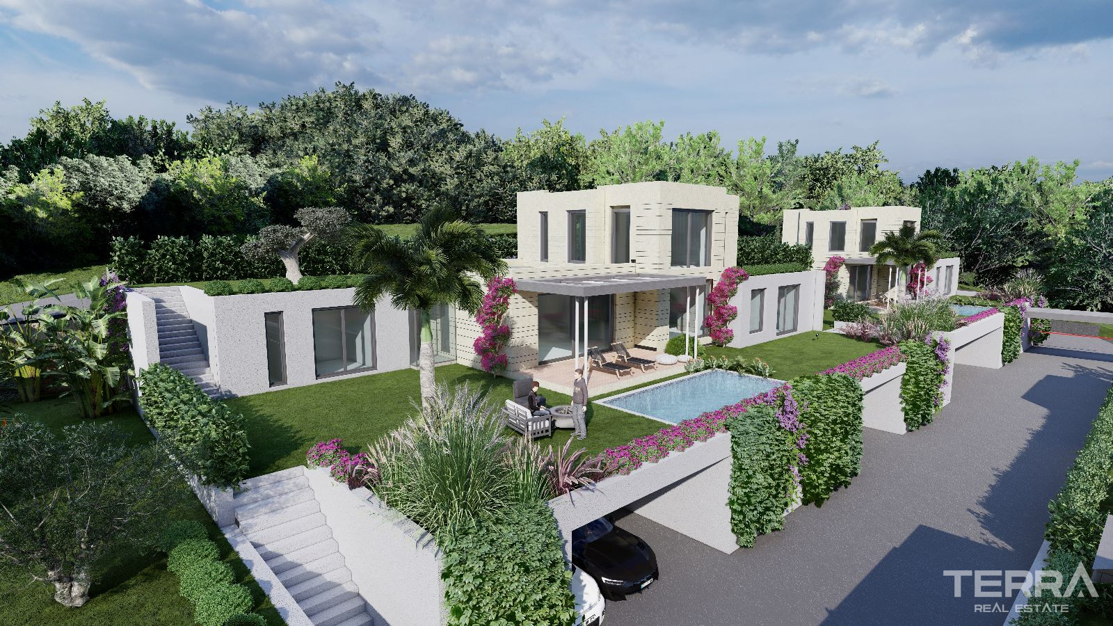 Muğla, Bodrum'da Deniz Manzaralı Satılık Müstakil Villalar - 127567