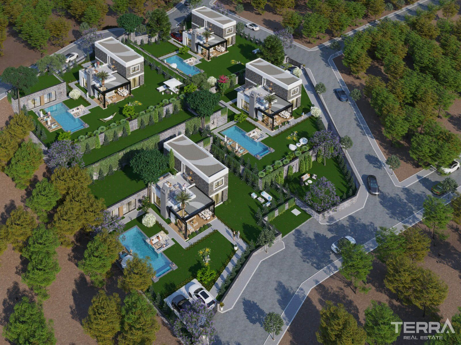 Sea View Villas for Sale in Bodrum, Muğla, Turkey - 127647