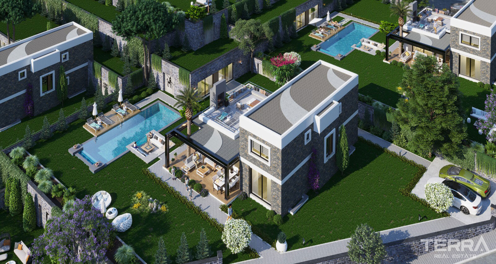 Sea View Villas for Sale in Bodrum, Muğla, Turkey - 127652