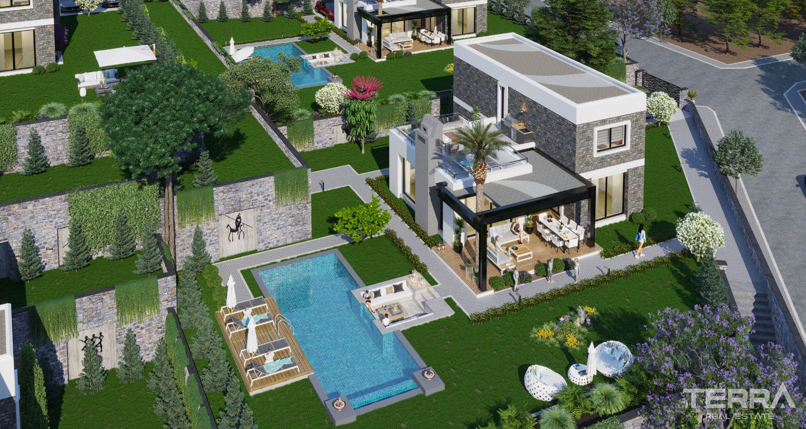 Sea View Villas for Sale in Bodrum, Muğla, Turkey - 127654