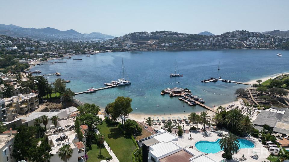Fina lägenheter med havsutsikt till salu i Bodrum, Muğla, Turkiet
