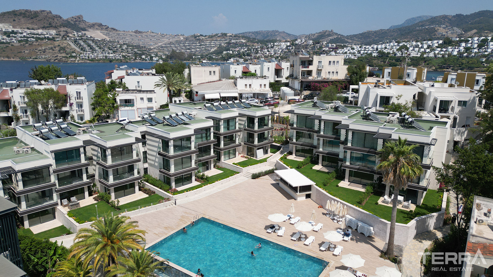 Flotte leiligheter med havutsikt til salgs i Bodrum, Muğla, Tyrkia - 127691