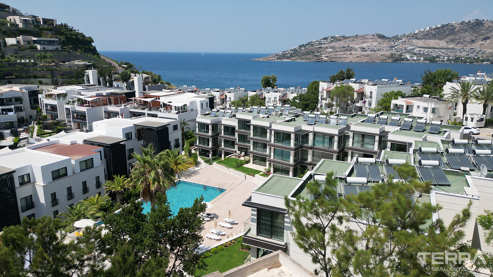 Flotte leiligheter med havutsikt til salgs i Bodrum, Muğla, Tyrkia - 127701