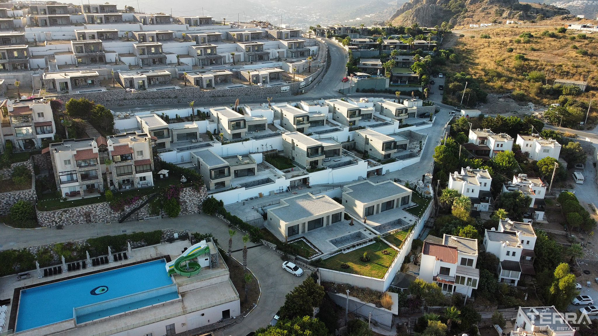 Flotte villaer med havutsikt til salgs i Bodrum, Muğla, Tyrkia - 127797