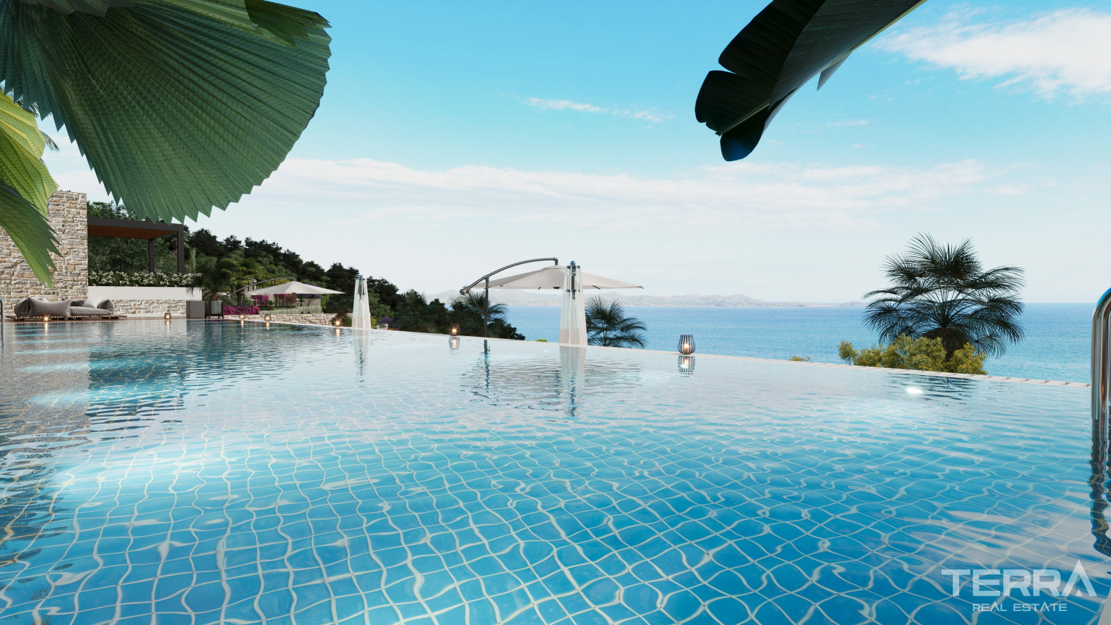 Sea View Apartments for Sale in Bodrum, Muğla, Turkey - 127953