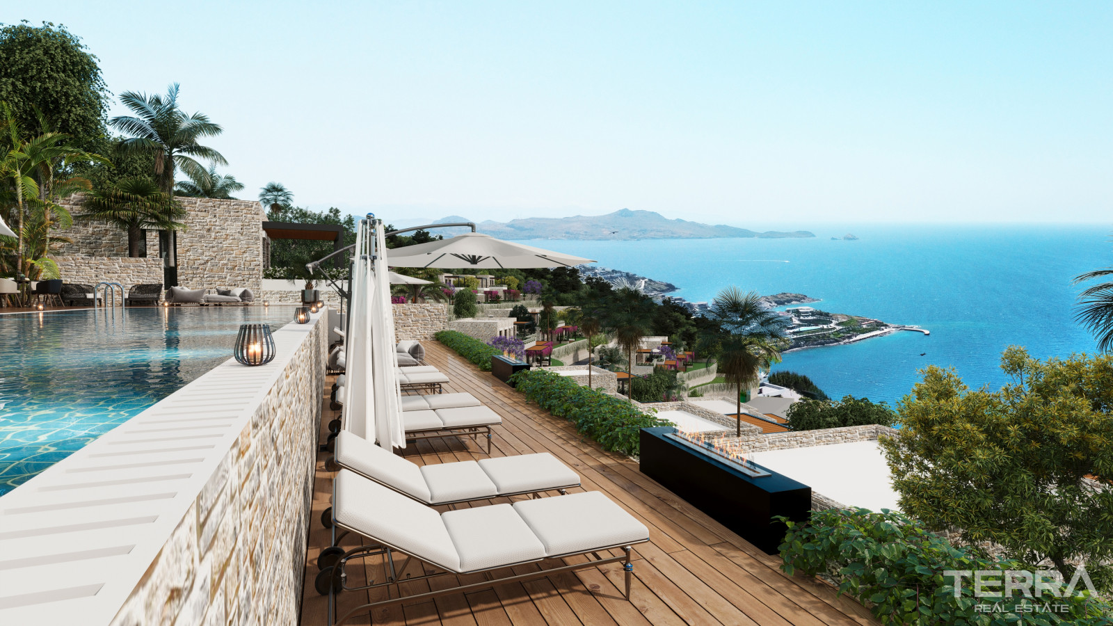 Sea View Apartments for Sale in Bodrum, Muğla, Turkey - 127961