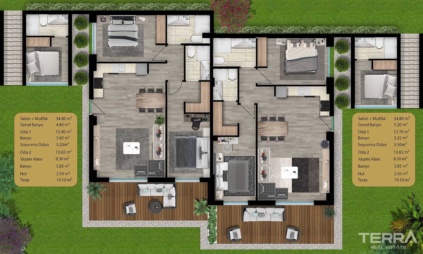 Sea View Apartments for Sale in Bodrum, Muğla, Turkey - 127972