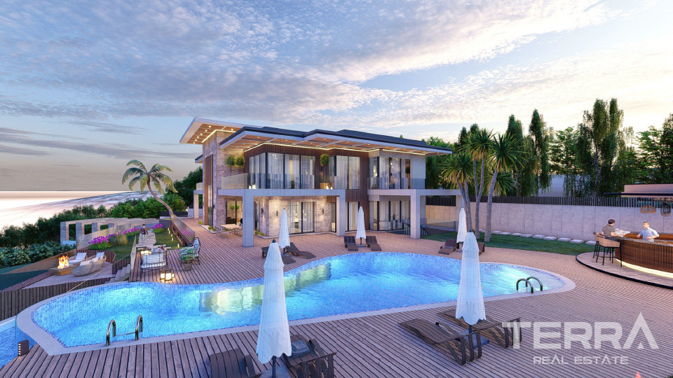 Sea View Villas for Sale in Bodrum, Muğla, Turkey - 127975
