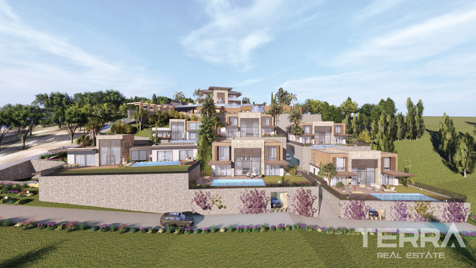 Sea View Villas for Sale in Bodrum, Muğla, Turkey - 127977