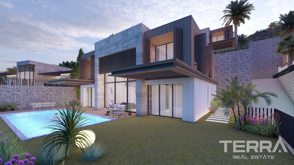 Sea View Villas for Sale in Bodrum, Muğla, Turkey - 127984