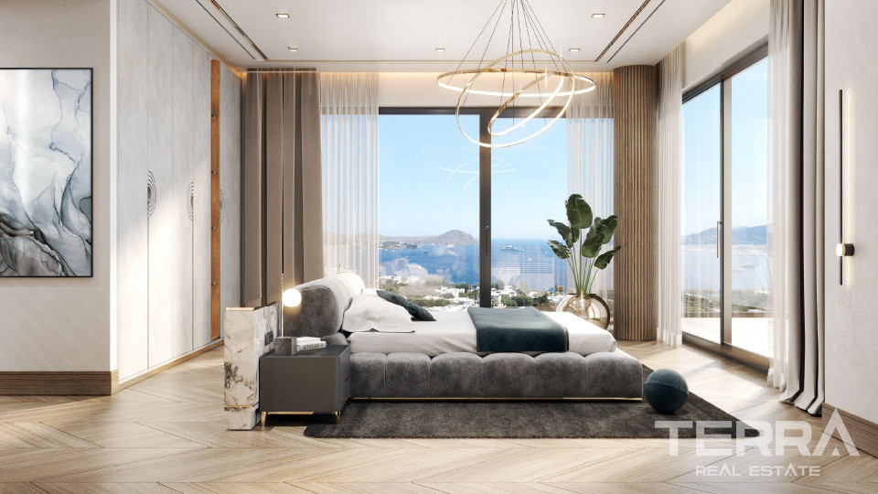 Sea View Villas for Sale in Bodrum, Muğla, Turkey - 127998
