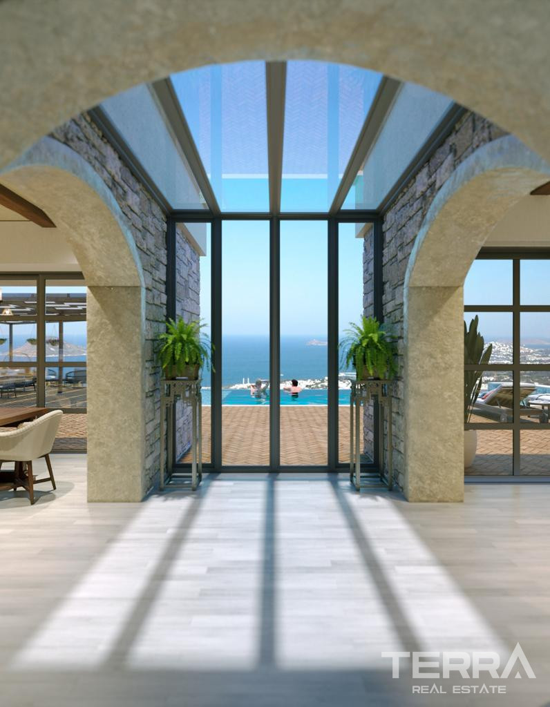 Sea View Villas for Sale in Bodrum, Muğla, Turkey - 128032