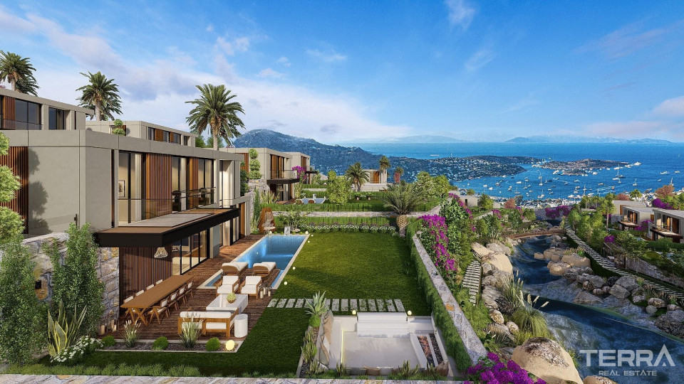 Sea View Villas for Sale in Bodrum, Muğla, Turkey
