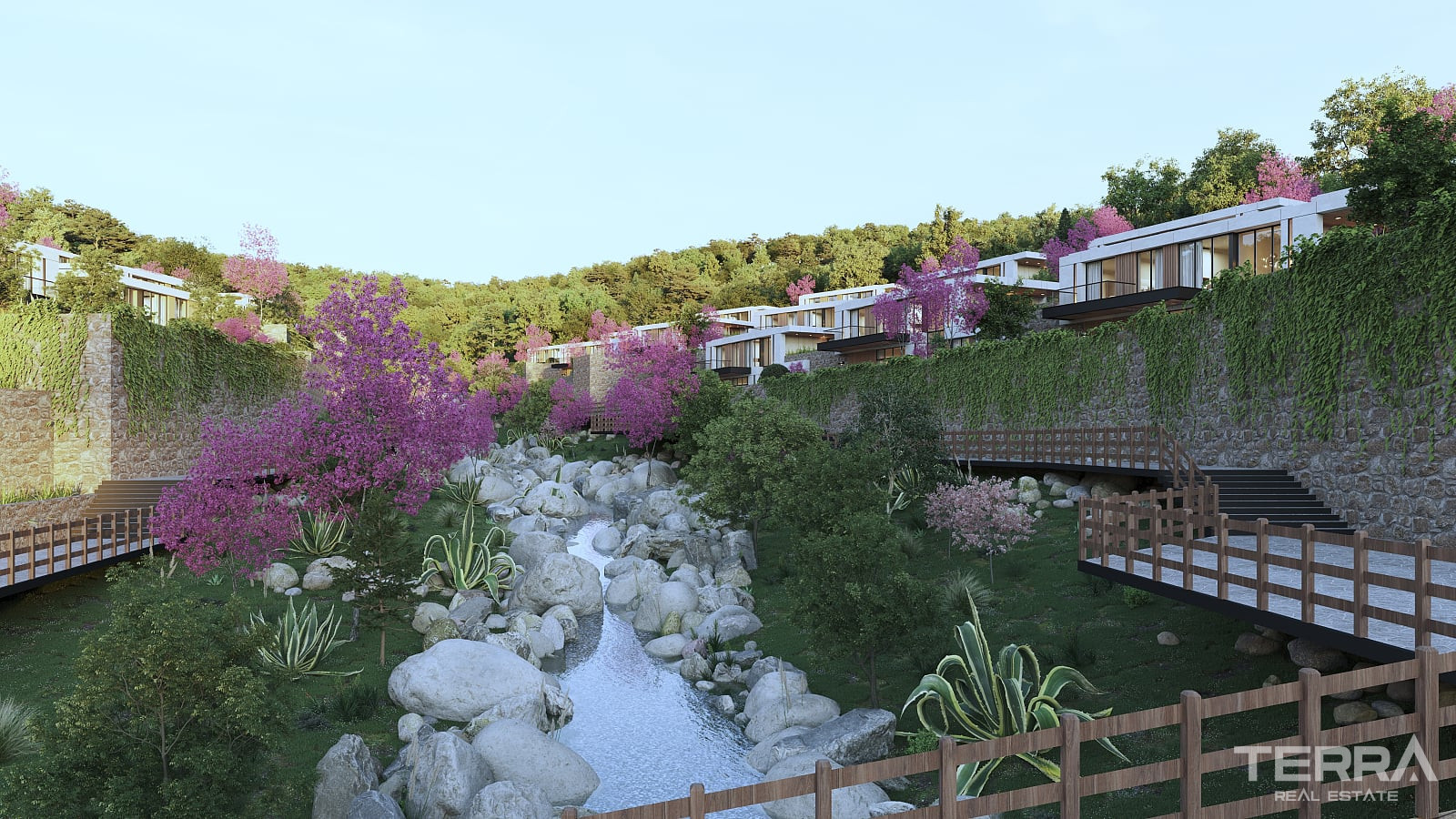 Muğla, Bodrum'da Doğa ile İç İçe Konumda Satılık Dubleks Villalar - 128057