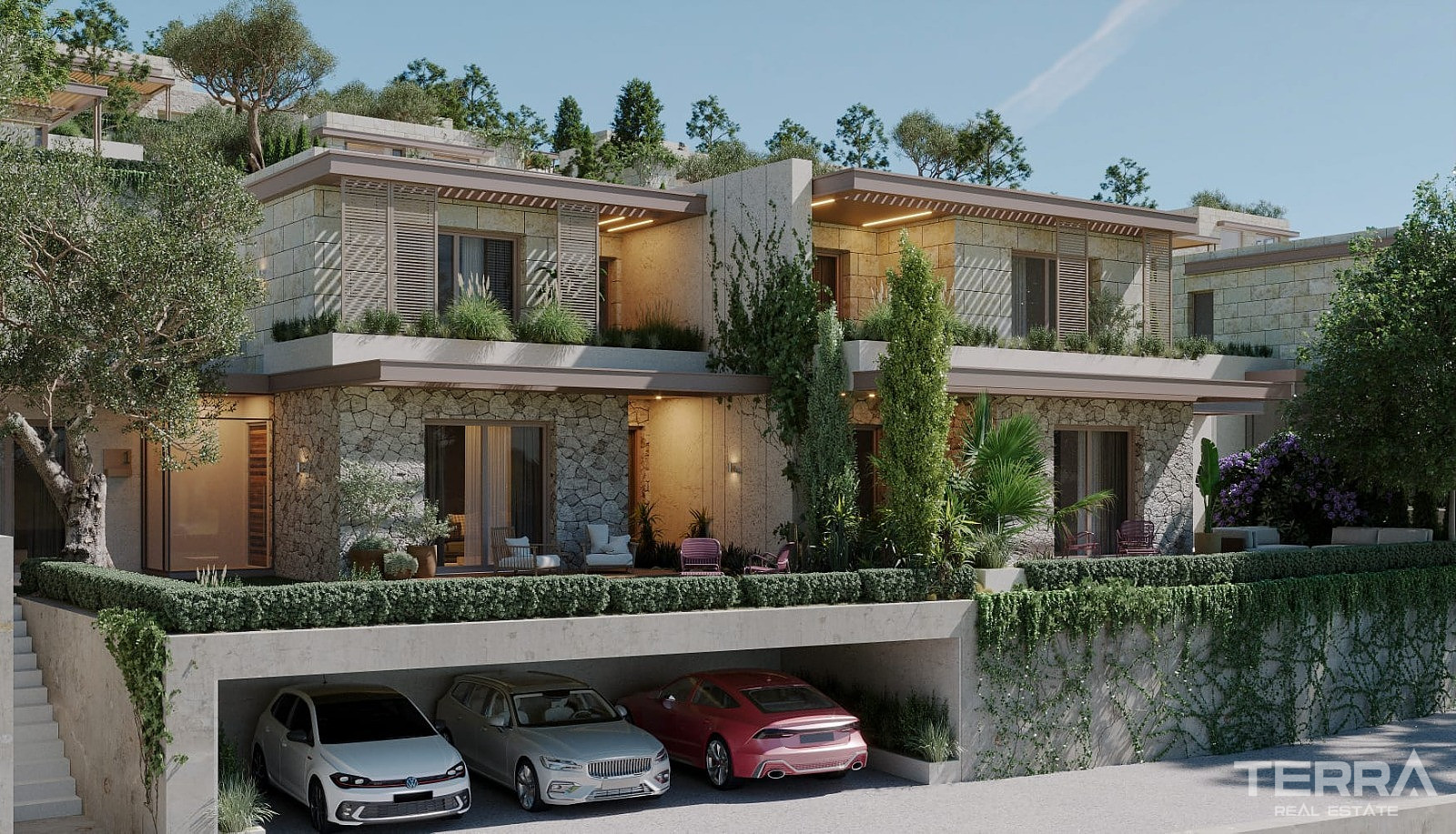 Muğla, Bodrum'da Panoramik Deniz Manzaralı Satılık Daireler - 128237
