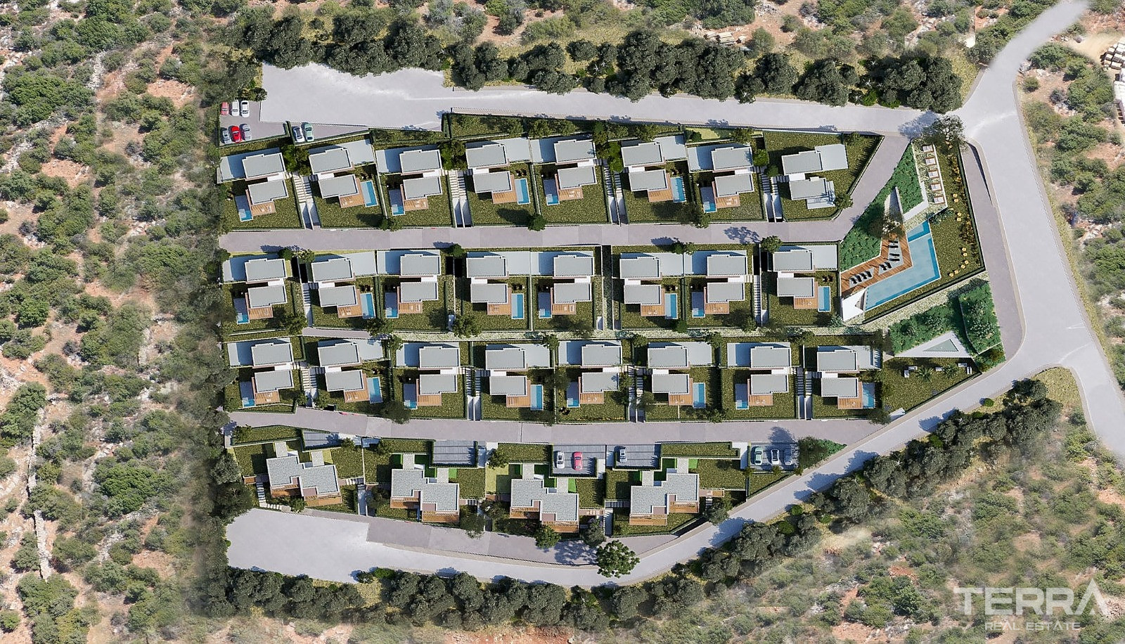 Muğla, Bodrum'da Panoramik Deniz Manzaralı Satılık Daireler - 128240