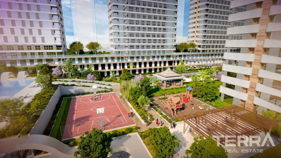 New build luxury apartments for sale in Istanbul Esenyurt