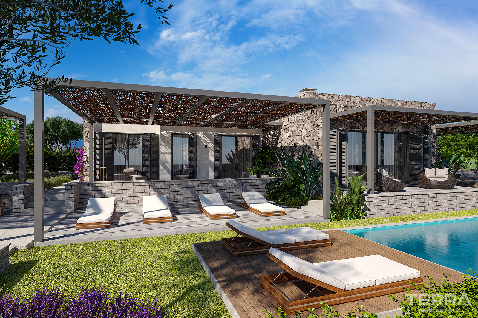 Sea View Villas for Sale in Bodrum, Muğla, Turkey - 128346