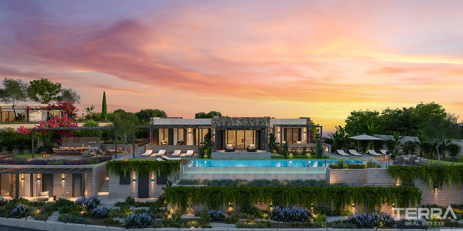 Sea View Villas for Sale in Bodrum, Muğla, Turkey - 128349