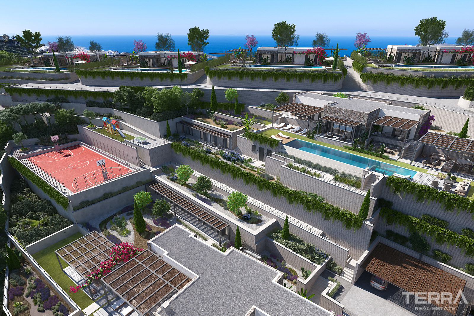 Sea View Villas for Sale in Bodrum, Muğla, Turkey - 128354