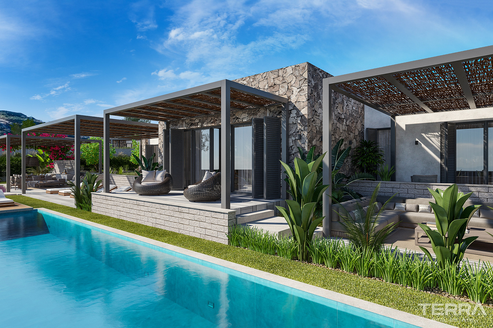 Sea View Villas for Sale in Bodrum, Muğla, Turkey - 128359