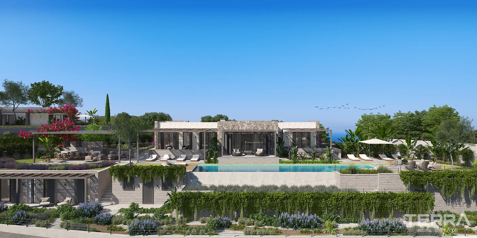 Sea View Villas for Sale in Bodrum, Muğla, Turkey - 128363