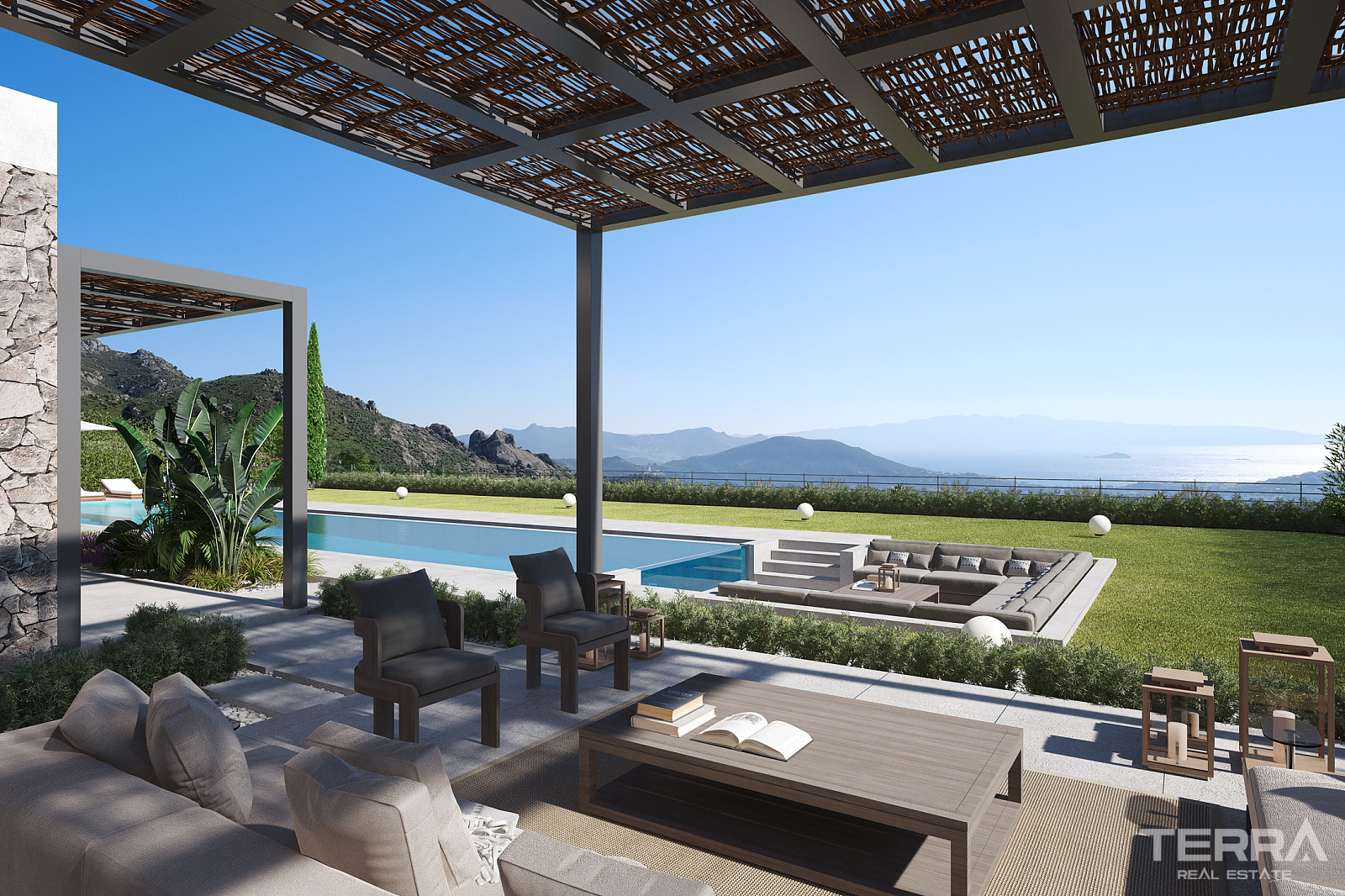 Sea View Villas for Sale in Bodrum, Muğla, Turkey - 128365