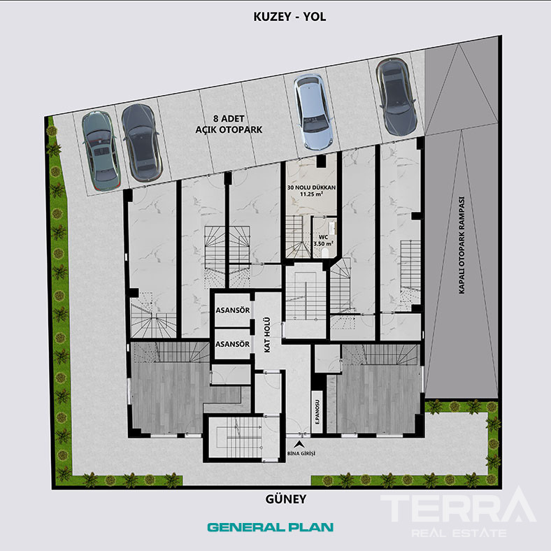 Antalya, Muratpaşa, Bahçelievler'de Satılık Sıfır Daireler - 128443