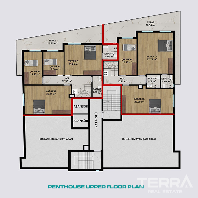 Antalya, Muratpaşa, Bahçelievler'de Satılık Sıfır Daireler - 128448