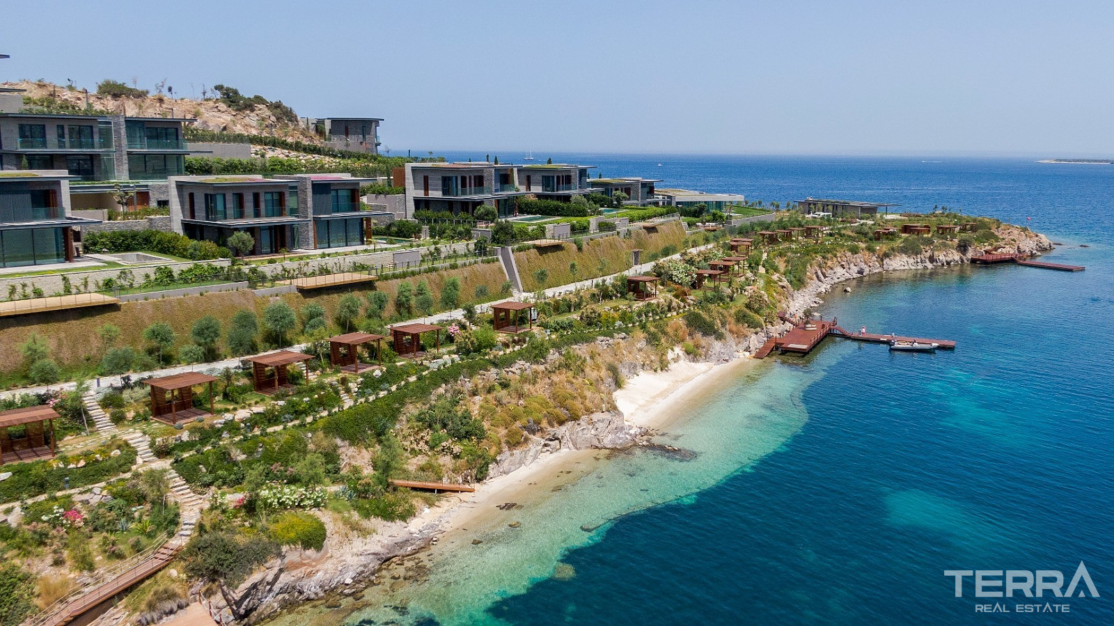 Muğla, Bodrum'da Denize Sıfır Konumda Satılık Müstakil Villalar - 128608