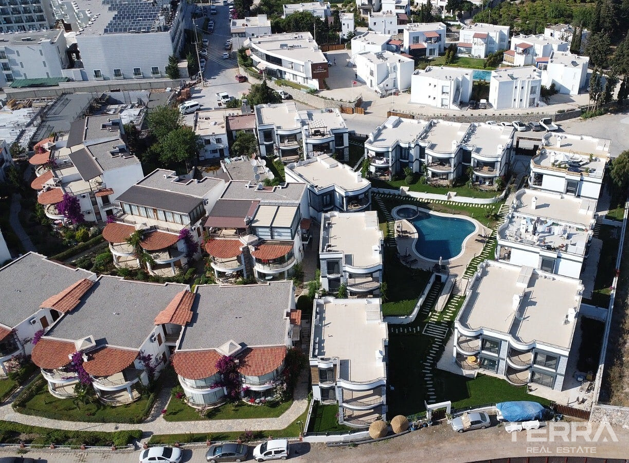 Квартира с видом на море в Бодруме, Мугла, Турция - 128722