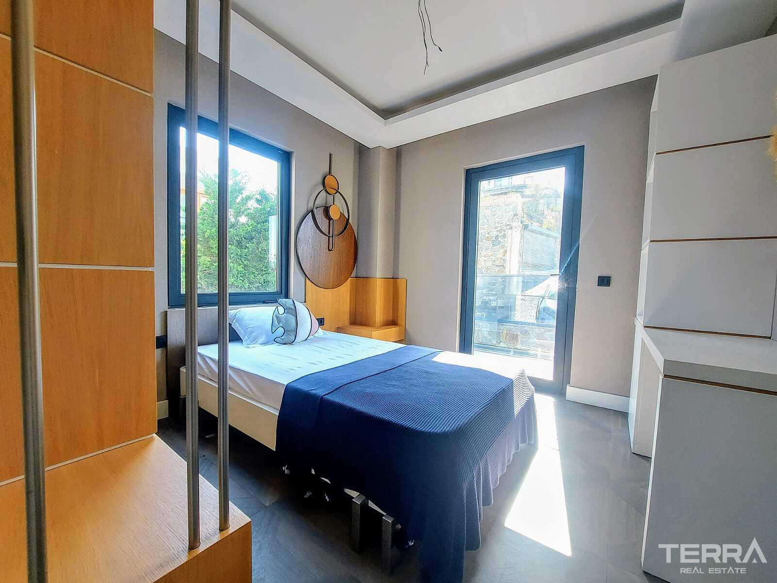 Muğla, Bodrum'da Deniz ve Marina Manzaralı Satılık Müstakil Villa - 128863