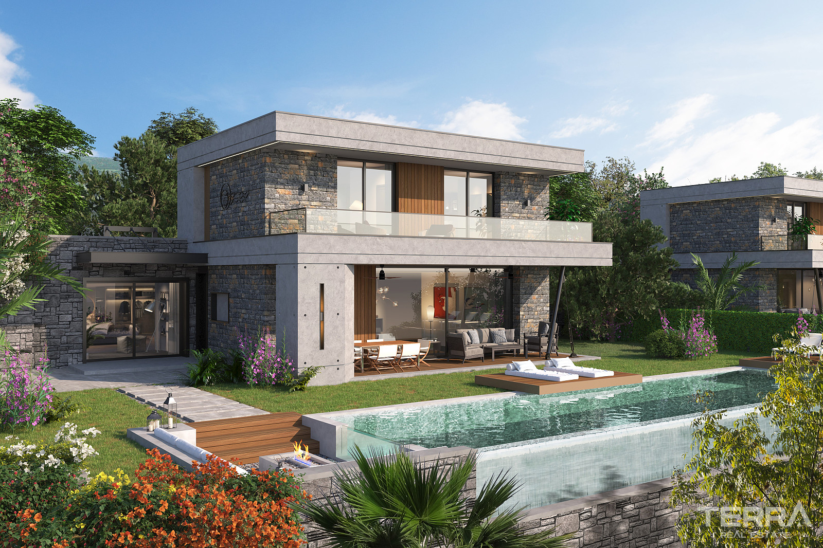 Muğla, Bodrum'da Kale ve Deniz Manzaralı Müstakil Villalar - 128871