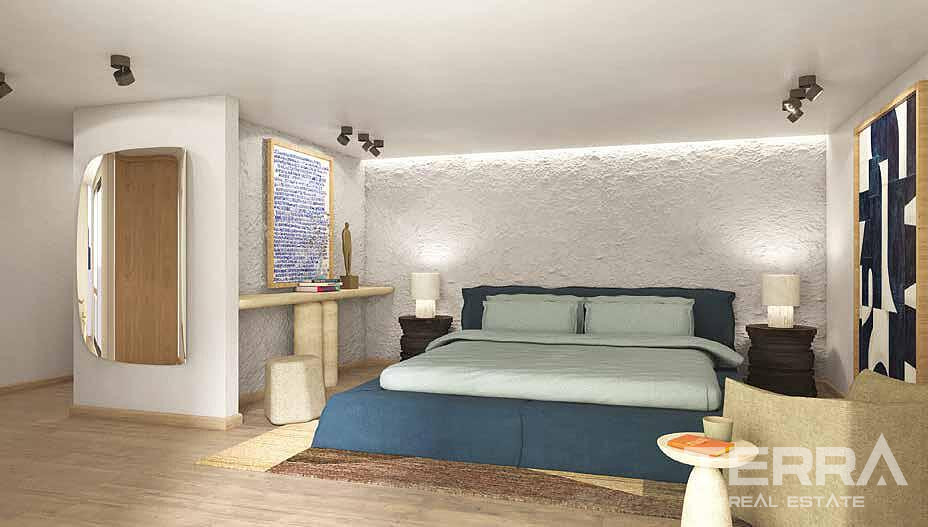 Muğla, Bodrum'da Kale ve Deniz Manzaralı Müstakil Villalar - 128885