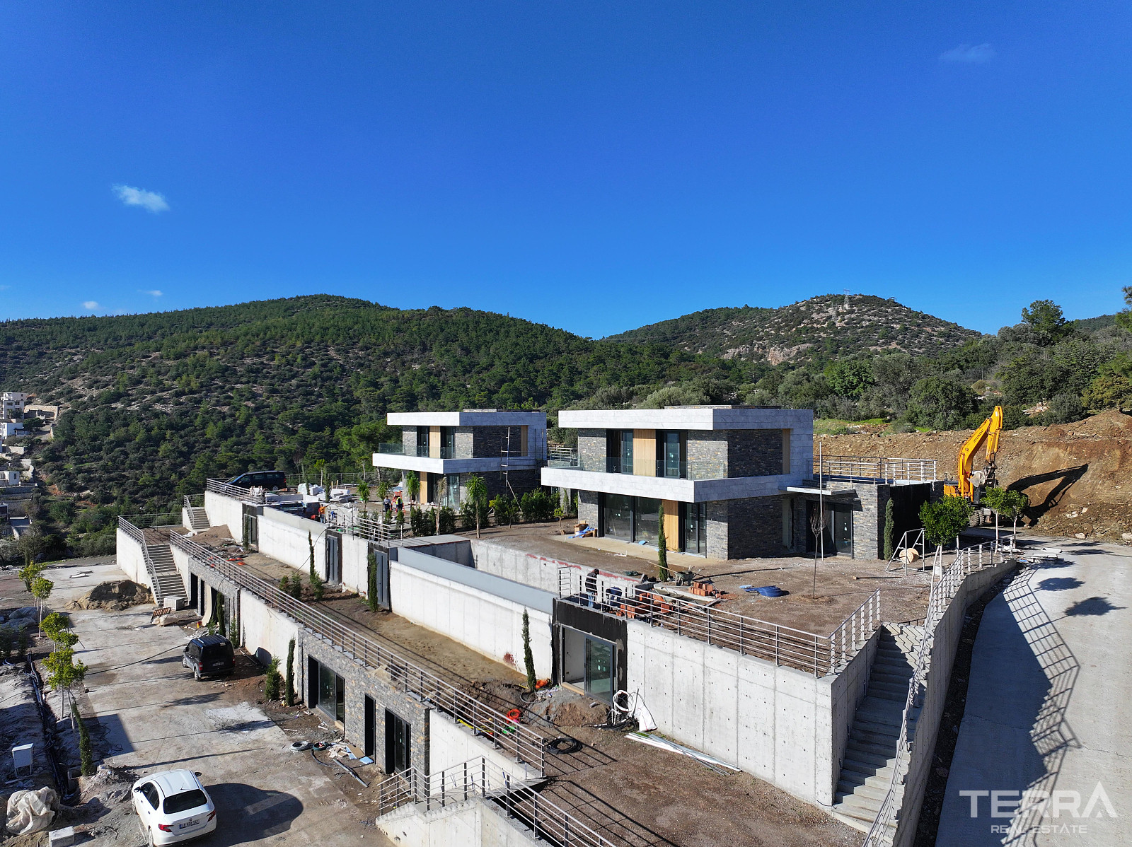 Muğla, Bodrum'da Kale ve Deniz Manzaralı Müstakil Villalar - 128890