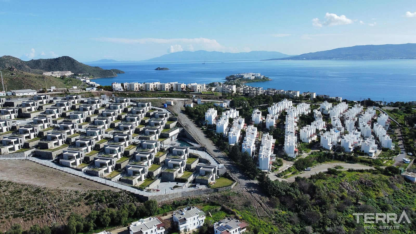 Квартиры с видом на море в Бодруме, Мугла, Турция - 128909