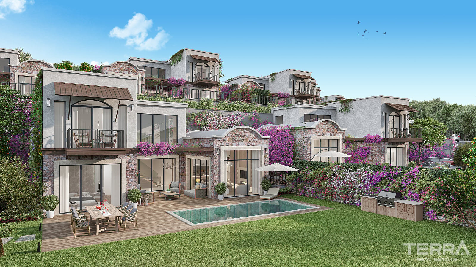 Sea View Villas for Sale in Bodrum, Muğla, Turkey - 128941