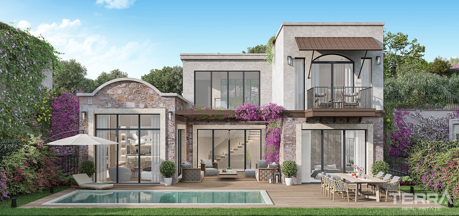 Sea View Villas for Sale in Bodrum, Muğla, Turkey - 128942
