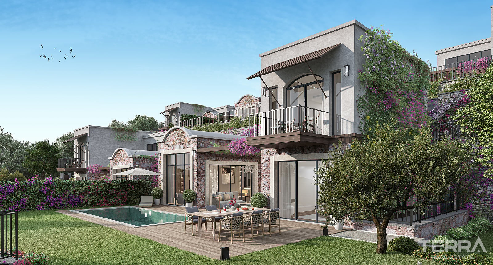 Sea View Villas for Sale in Bodrum, Muğla, Turkey - 128944