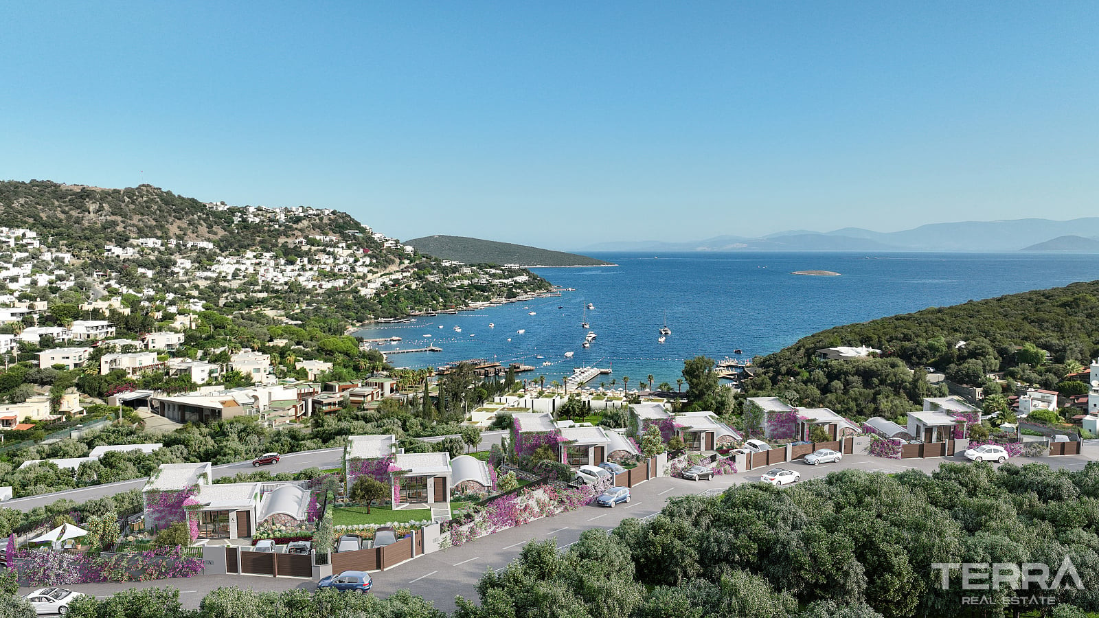 Sea View Villas for Sale in Bodrum, Muğla, Turkey - 128954
