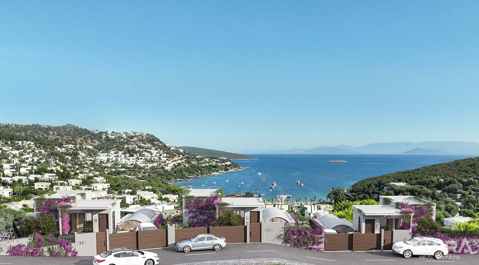 Sea View Villas for Sale in Bodrum, Muğla, Turkey - 128955