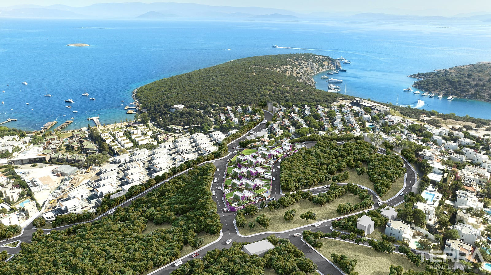 Sea View Villas for Sale in Bodrum, Muğla, Turkey - 128956