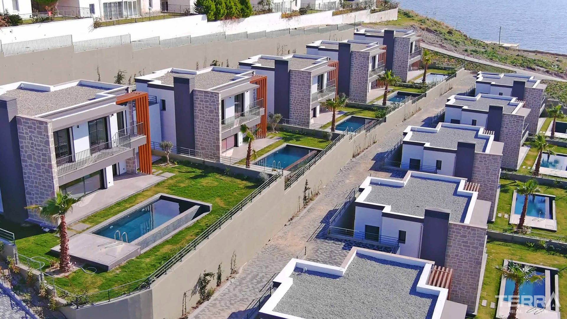 Wille na sprzedaż z widokiem na morze w Bodrum, Muğla, Turcja - 128993