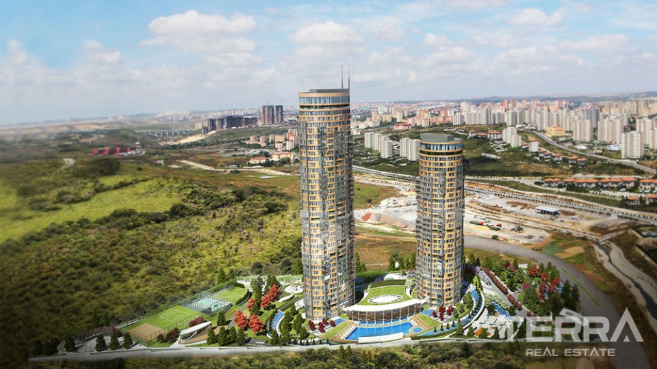Luxury sea view apartments for sale in Kucukcekmece, Istanbul