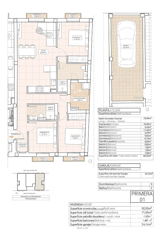 Apartments for Sale in Hondón de las Nieves, Costa Blanca, Spain - 129410