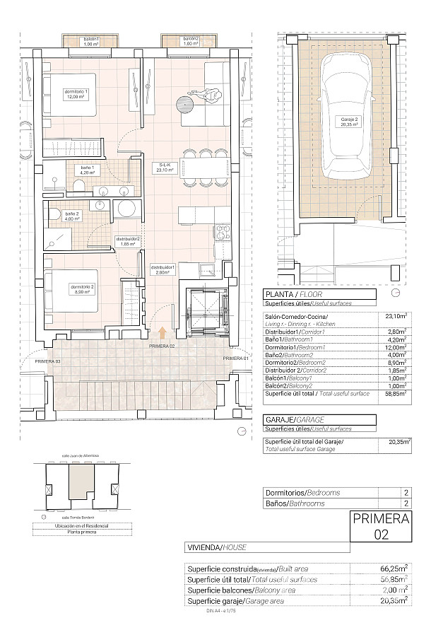 Apartments for Sale in Hondón de las Nieves, Costa Blanca, Spain - 129411