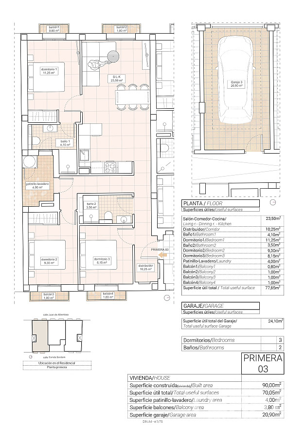 Apartments for Sale in Hondón de las Nieves, Costa Blanca, Spain - 129412