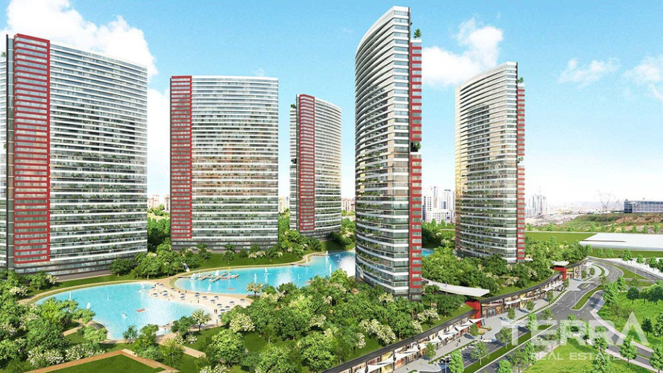 Luxury apartments with great sports complex in Istanbul