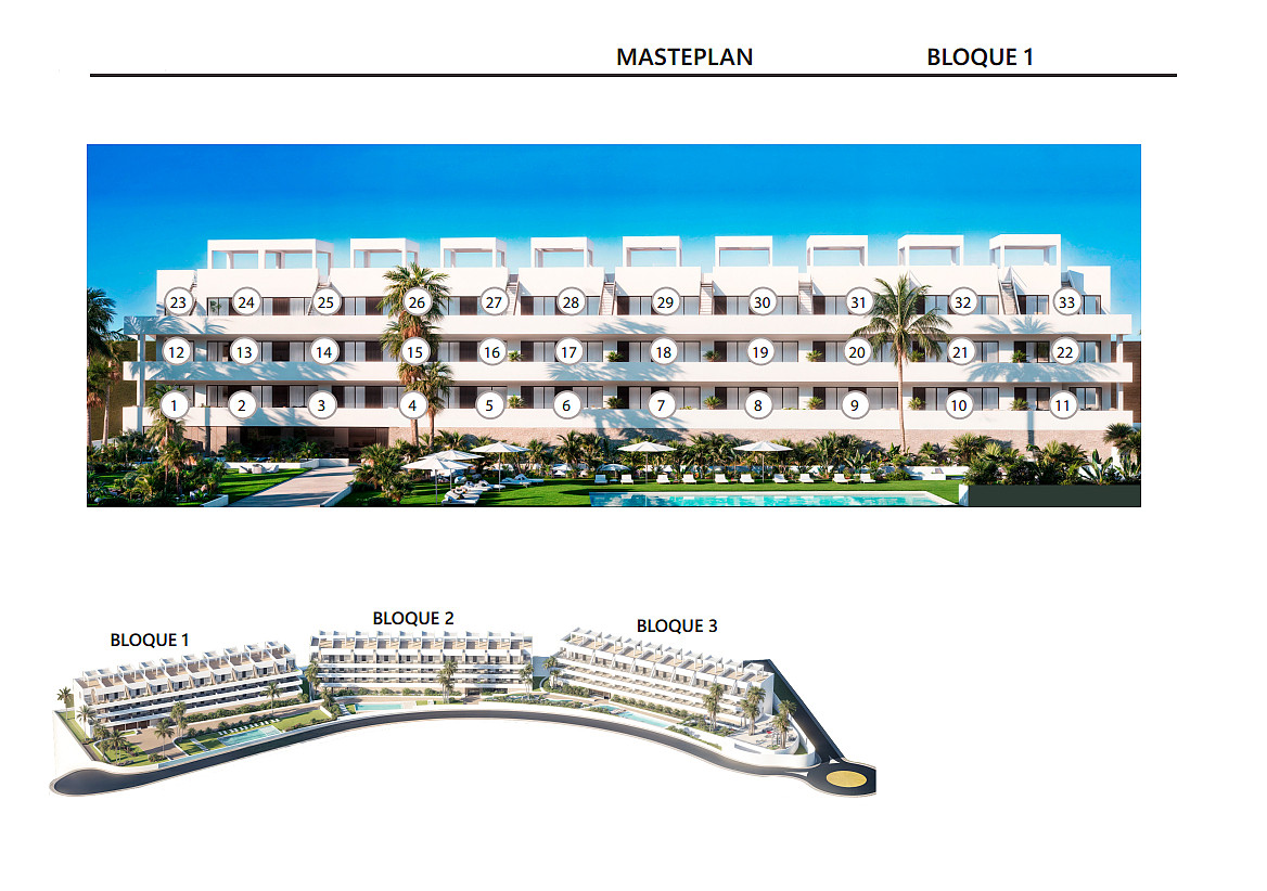İspanya, Finestrat, Costa Blanca'da Satılık 2 Yatak Odalı Daireler - 129595