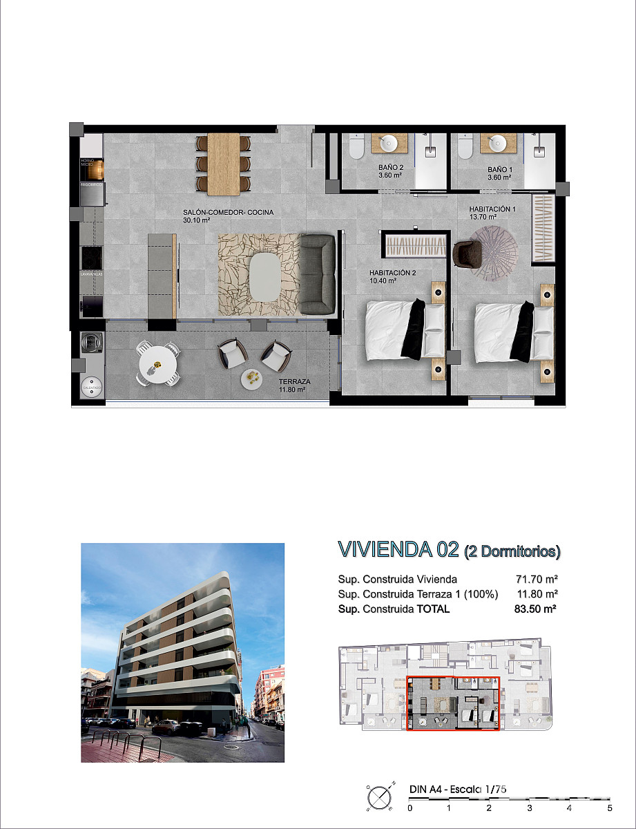 Квартиры в центре Санта-Полы, Коста-Бланка, Испания - 129856